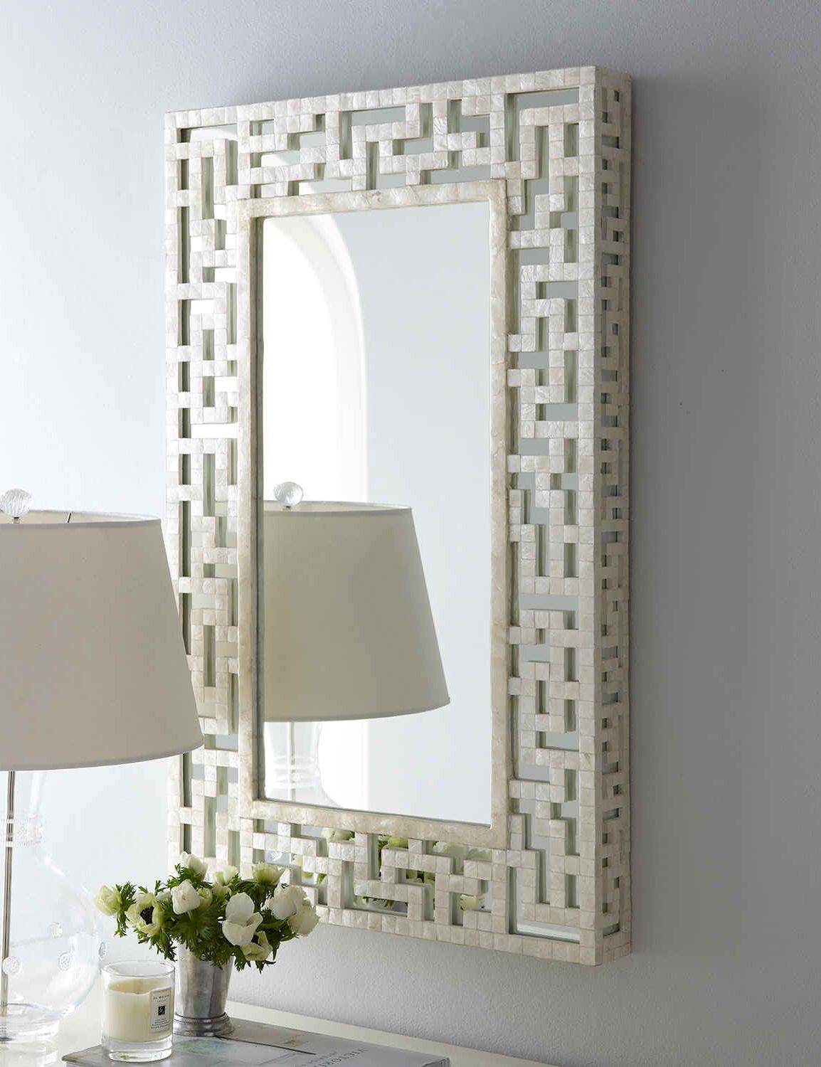 Ivory Mpearl Mirror - Mirrorwalla